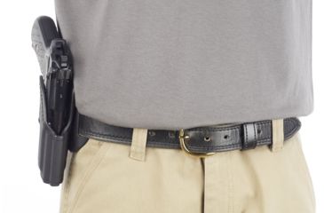 Image of Wilson Combat Tactical Assault Holster, Beretta 92/96 Compact, Right Hand, 1.5in Belt, Black Kydex, Black TA12BKR15