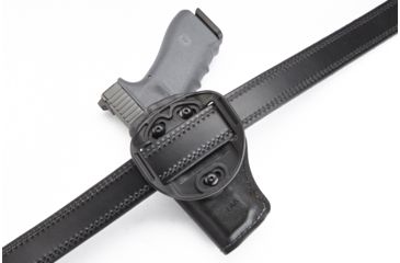 Image of Wilson Combat Tactical Assault Holster, Glock 17, 22, 31, Right Hand, 1.5in Belt, Black Kydex TA6BKR15
