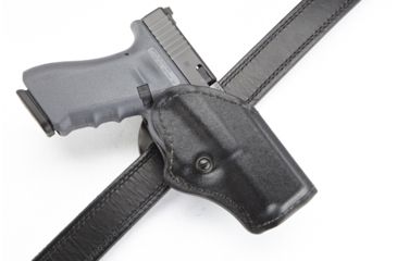 Image of Wilson Combat Tactical Assault Holster, Glock 17, 22, 31, Right Hand, 1.5in Belt, Black Kydex TA6BKR15