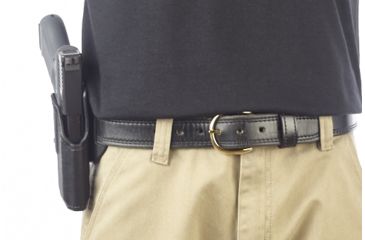 Image of Wilson Combat Tactical Assault Holster, Glock 17, 22, 31, Right Hand, 1.5in Belt, Black Kydex TA6BKR15