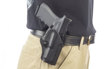 Image of Wilson Combat Tactical Assault Holster, Glock 17, 22, 31, Right Hand, 1.5in Belt, Black Kydex TA6BKR15