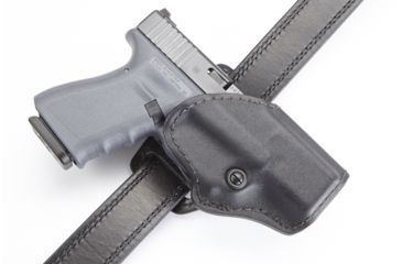 Image of Wilson Combat Tactical Assault Holster, Glock 19/23/32, Right Hand, 1.5in Belt, Black Kydex, Black TA5BKR15
