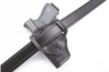 Image of Wilson Combat Tactical Assault Holster, Glock 19/23/32, Right Hand, 1.5in Belt, Black Kydex, Black TA5BKR15