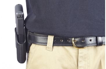 Image of Wilson Combat Tactical Assault Holster, Glock 19/23/32, Right Hand, 1.5in Belt, Black Kydex, Black TA5BKR15
