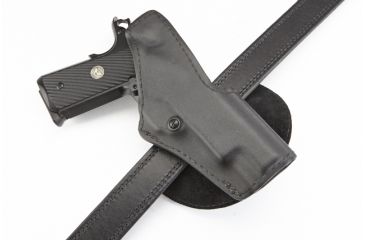 Image of Wilson Combat Tactical Paddle Holster, Full-Size 1911, Right Hand, 1.5in Belt, Black Kydex TP1BKR15