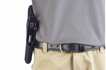 Image of Wilson Combat Tactical Paddle Holster, Full-Size 1911, Right Hand, 1.5in Belt, Black Kydex TP1BKR15