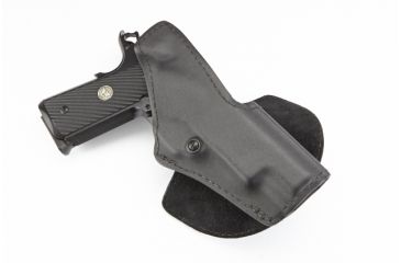 Image of Wilson Combat Tactical Paddle Holster, Full-Size 1911, Right Hand, 1.5in Belt, Black Kydex TP1BKR15