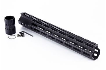 Image of Wilson Combat TRMLOKAR1014 AR-10 M-Lok Handguard 6005A-T5 Aluminum Black Hard Co
