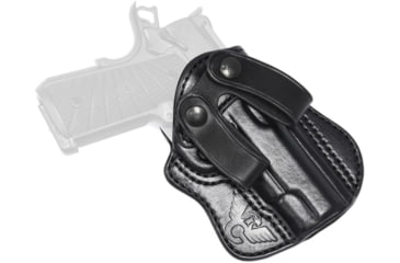Image of Wilson Combat Undercover Professional Cowhide Leather Inside the Waistband Holster, 1911 Commander/1911 Compact, Right, Black, UP2BLR15