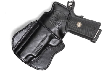 Image of Wilson Combat Undercover Professional Cowhide Leather Inside the Waistband Holster w/ Rail, 1911 Commander/Compact, Right, Black, UP2BLR15R