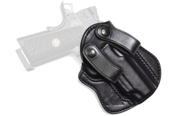 Image of Wilson Combat Undercover Professional Cowhide Leather Inside the Waistband Holster w/ Rail, 1911 Commander/Compact, Right, Black, UP2BLR15R