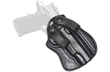 Image of Wilson Combat Undercover Professional Cowhide Leather Inside the Waistband Holster w/Rail, Full-Size 1911, Right, Black, UP1BLR15R