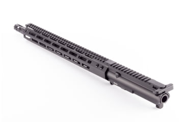 Image of Wilson Combat Upper, Complete, Forged, 300 BLK, Protector, Pistol Length, 16in, Round, Q-Comp, 1-7 Twist, Black, Without Forward Assist, Black, TR-UFW300BRCP16RQ7B