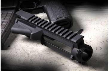 Image of Wilson Combat Upper Receiver, 5.56x45mm NATO, AR-15, Mil-Spec, Anodized, Black, TR-UPPER