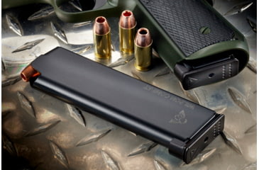 Image of Wilson Combat Vickers Duty 1911 ETM-V Full-Size Magazine, .45 ACP, FS, 8 RD, Aluminum Base Pad, Black, 800-45FS8AB-8RD
