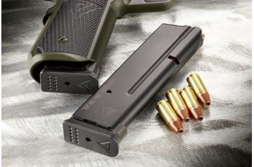 Image of Wilson Combat Vickers Duty 1911 ETM-V Full-Size Magazine, 9mm, FS, 10 Rd, Steel Base Pad, Black, 800-9FS10B-10RD