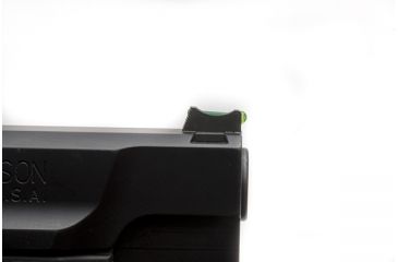 Image of Wilson Combat Vickers Elite Snag Free Front Sight for S and W M and P, .165in, Green Fiber Optic 762FOG180