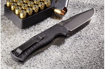 Image of Wilson Combat Pro Tech, Eagle Automatic by Les George, Matte Black DLC Blade Finish, Matte Black, WTK-EAGLE-AB