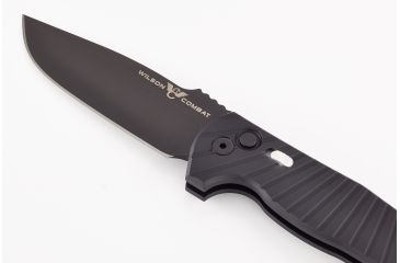 Image of Wilson Combat Pro Tech, Eagle Automatic by Les George, Matte Black DLC Blade Finish, Matte Black, WTK-EAGLE-AB