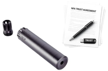 Image of Wilson Combat Quell SS 5.56mm Suppressor, 1.5x6.9in, Black, w/ NFA Trust Registration, 100000231397-KIT1