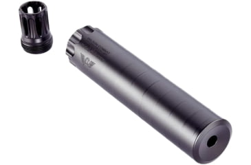 Image of Wilson Combat Quell SS 5.56x45mm NATO Suppressor, 1/2x28, 1.5x6.9 in, Black, 100000231397