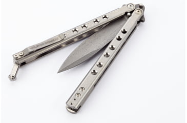 Image of Wilson Combat SuperFly Tactical Butterfly Folding Knife, Damascus, WTK-SF-D