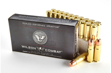 Image of Wilson Combat X-Treme .458 HAMR 300 Grain Round Nose Flat Point Brass Cased Pistol Ammo, 20 Round, A458H-300-RNFP-20RD