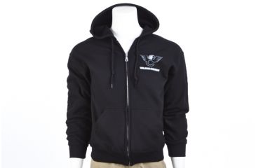 Image of Wilson Combat Zip-Up Hoodie, Black, 2XL 606BXXL