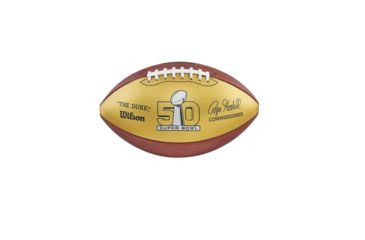 Image of Wilson Golden Anniversary Super Bowl Commemorative Foot ball 1006486