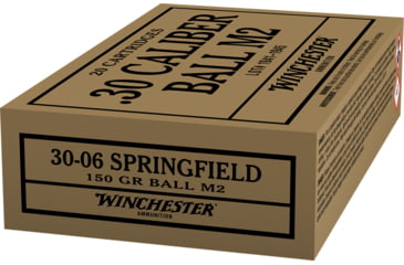 Image of Winchester 30- 06 Sprg 150 Fmj WWII Winchester, X3006WW2