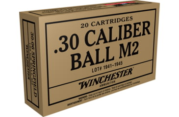 Image of Winchester 30- 06 Sprg 150 Fmj WWII Winchester, X3006WW2