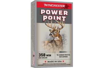 Image of Winchester .358 Winchester 200 Grain Soft Point Centerfire Rifle Ammo, 20 Rounds, X3582