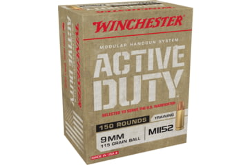 Image of Winchester 9 mm Luger 115 Fmj Steel Winchester, WIN9MHSCL