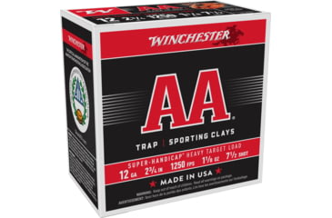 Image of Winchester AA 12 Gauge 1 1/8 oz 2.75in Centerfire Shotgun Ammo, 25 Rounds, AAHA127