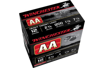 Image of Winchester AA 12 Gauge 1 1/8 oz 2.75in Centerfire Shotgun Ammo, 25 Rounds, AAM127