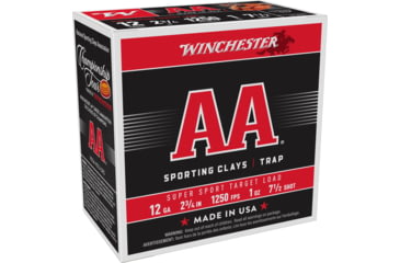 Image of Winchester AA 12 Gauge 1 oz 2.75in Centerfire Shotgun Ammo, 25 Rounds, AASC12507