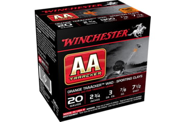 Image of Winchester Ammo AASC207TO AA TrAAcker 20 Gauge 2.75 7/8 Oz 7.5 Shot 25 Bx/ 10