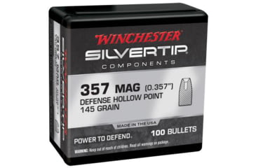 Image of Winchester Ammo Centerfire Handgun Reloading 357 Mag .357 145 Gr Silvertip Holl WB357S145X