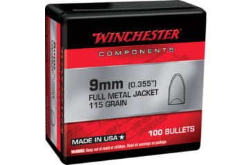Image of Winchester Ammo Centerfire Handgun Reloading 38 Cal .357 110 Gr Jacketed Hollow WB38HP110D