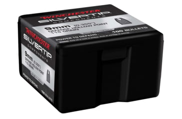 Image of Winchester Ammo Centerfire Handgun Reloading 9 mm .355 115 Gr Silvertip Hollow P WB9ST115X