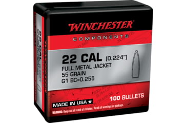 Image of Winchester Ammo Centerfire Rifle Reloading 223 Rem .224 55 Gr Pointed Soft Poin WB223SP55D