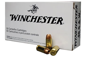 Image of Winchester Ammo Q4369 Best Value 40 S&amp;W 180 Gr Bonded Jacket Hollow Point 50 Bx