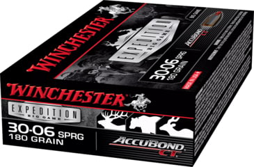 Image of Winchester Ammo S3006CT Expedition Big Game 30-06 Springfield 180Gr AccuBond C, S3006CT