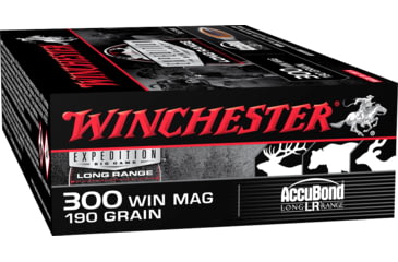 Image of Winchester Ammo S300LR Expedition Big Game Long Range 300 Win Mag 190Gr AccuBon, S300LR
