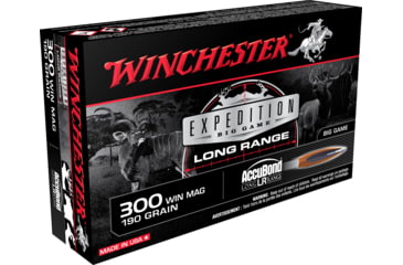 Image of Winchester Ammo S300LR Expedition Big Game Long Range 300 Win Mag 190Gr AccuBon, S300LR