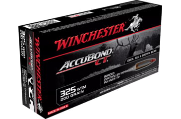 Image of Winchester Ammo S325WSMCT Expedition Big Game 325 WSM 200 Gr AccuBond CT 20 Bx, S325WSMCT