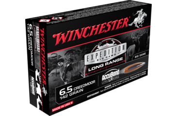 Image of Winchester Ammo S65LR Expedition Big Game Long Range 6.5 Creedmoor 142Gr AccuBo, S65LR
