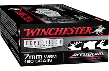 Image of Winchester Ammo S7MMWSMCT Expedition Big Game 7mm WSM 160Gr AccuBond CT 20 Bx, S7MMWSMCT