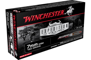 Image of Winchester Ammo S7MMWSMCT Expedition Big Game 7mm WSM 160Gr AccuBond CT 20 Bx, S7MMWSMCT