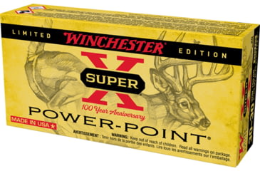 Image of Winchester Ammo Super X 100th Anniversary .30-30 Winchester 150 Grain Power-Point Brass Cased Centerfire Rifle Ammo, 20 Rounds, X3030100